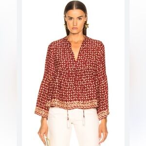 Natalie Martin Jerusha Top 100% Silk Size: XS